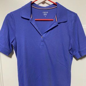 Izod women's polo shirt, purple, size Medium